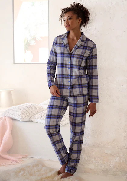 Bild von Vivance Dreams Pyjama, (2 tlg.), aus kuschelig weichem Flanell