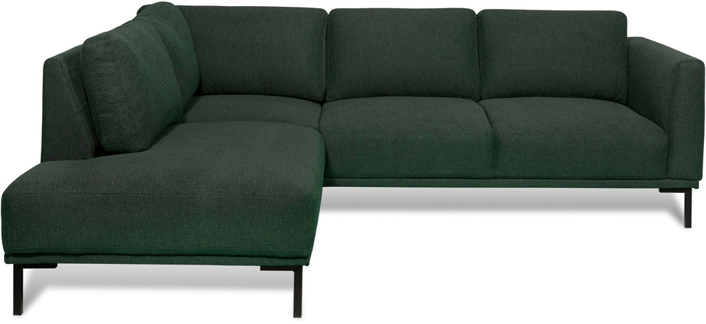 Bild von OTTO products Ecksofa "Fillin, L-Form,", Struktur hergestellt aus recycelten PET-Flaschen und im Leinen-Mix