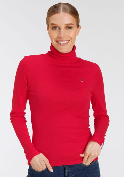 Bild von DELMAO Rollkragenshirt, Langarm, sehr figurbetonte Passform, unifarben, mit Rollkragen