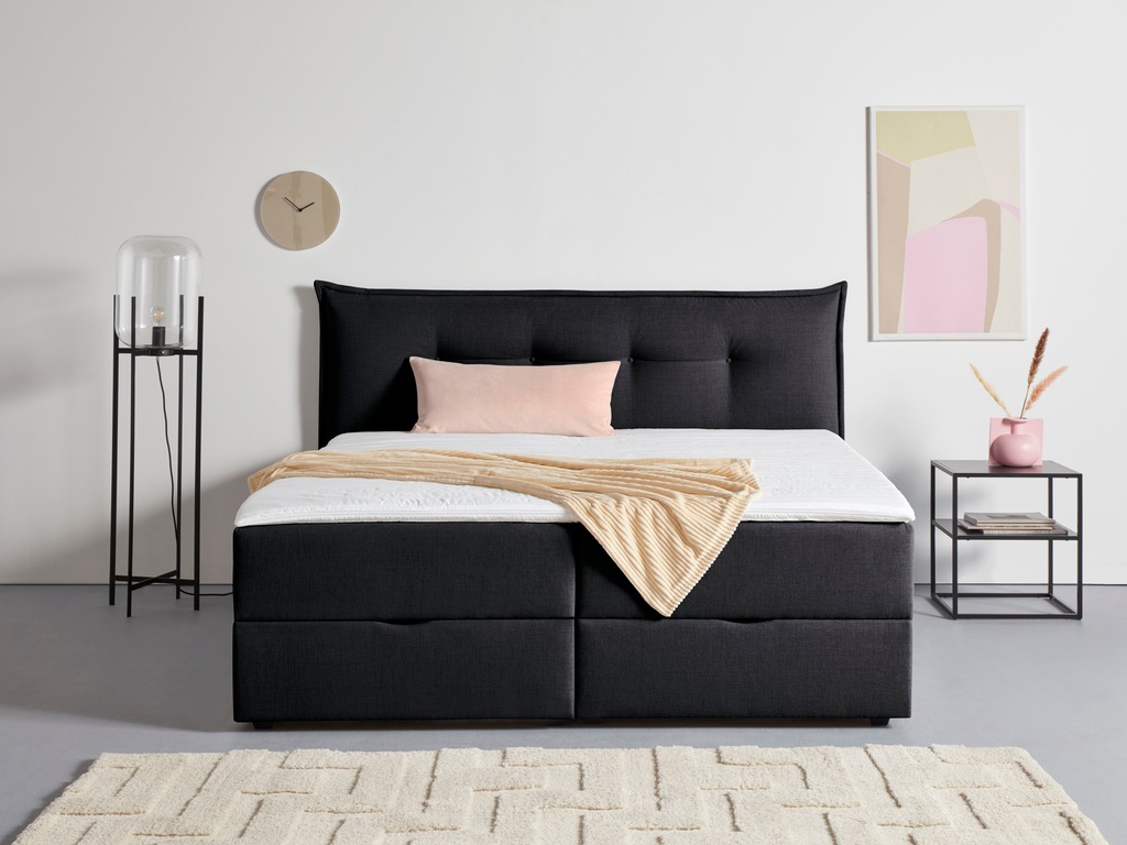 Bild von andas Boxbett "Kederleicht", inklusive Bettkasten & Topper, in 4 Breiten und 2 Härtegraden