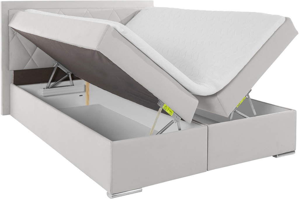 Bild von Leonique Boxbett "Alfie, Bestseller, wahlweise mit Bettkasten", mit Straßsteinen im Kopfteil, H2, H3 und H4 wählbar