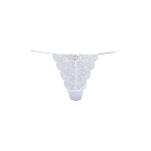 Bild von LASCANA String Nikoletta aus floraler Spitze mit Accessoire in Perlenoptik