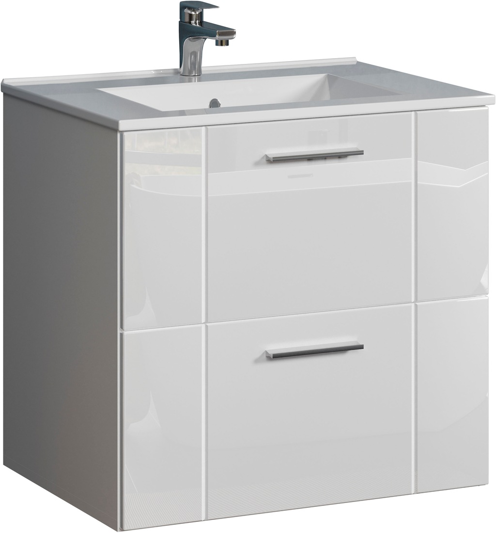 Bild von welltime Waschtisch Prag (1-St), Badmöbel inkl. Waschbecken, Breite 60cm