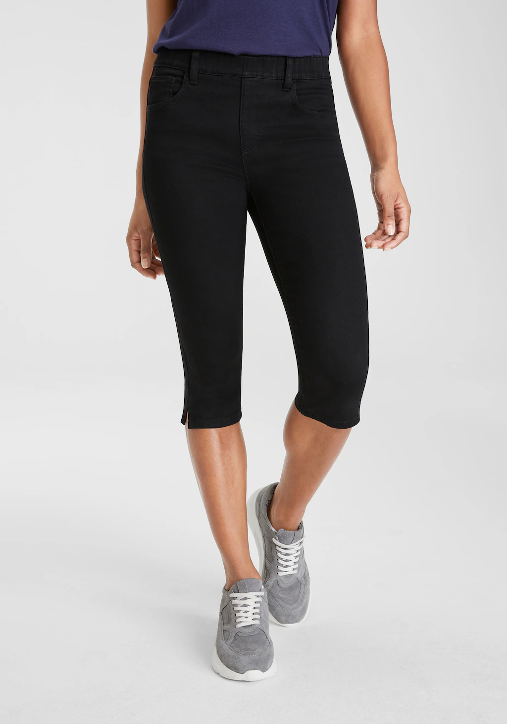 Bild von Arizona Caprijeans "Ultra-Stretch", extra-eng geschnittene Beinform, hoher Bund, in Capri-Länge