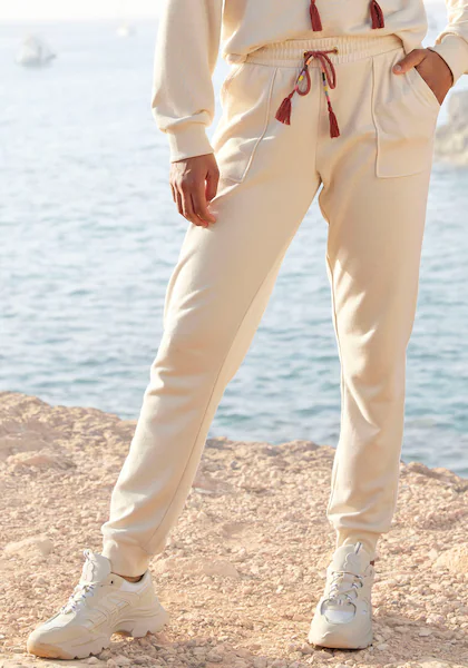 Bild von Vivance Sweatpants, Relaxhose, Loungehose mit aufgesetzten Taschen, Loungewear