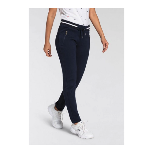 Bild von KangaROOS Jerseyhose mit Piquee-Struktur und Streifen-Detail