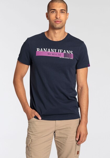 Bild von Bruno Banani T-Shirt, kurze Ärmel, schmale Passform, bedruckt, Rundhalsausschnitt