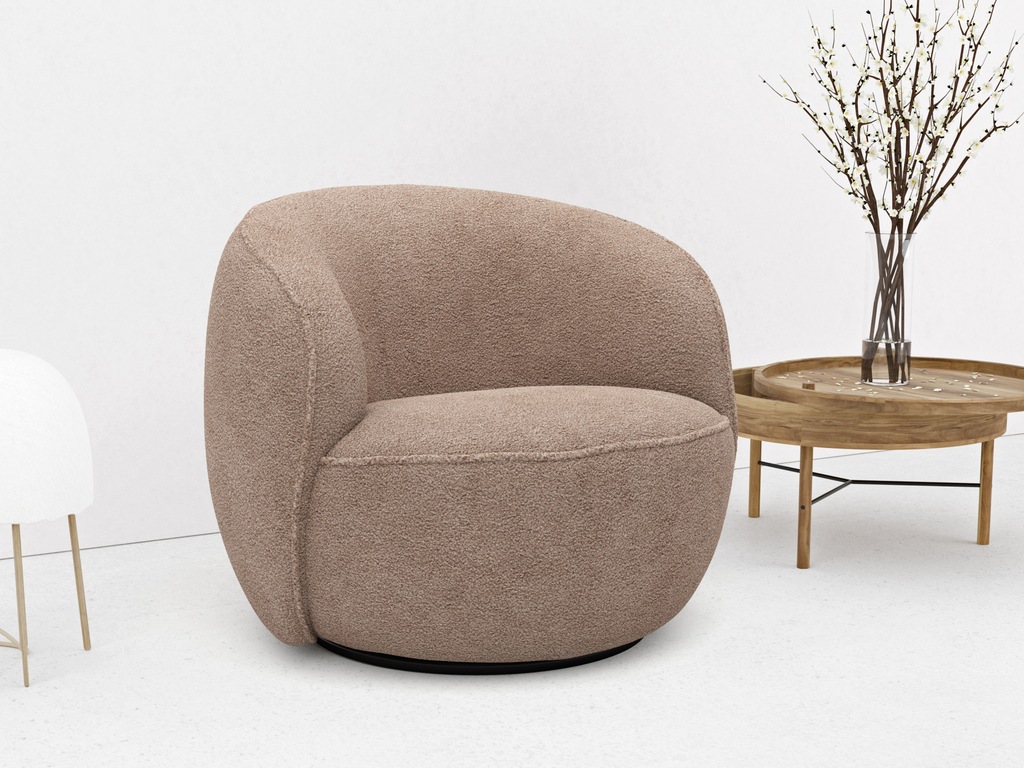 Bild von LeGer Home by Lena Gercke Loungesessel »Effie«, mit 360° Drehfunktion, komfortables Sitzen