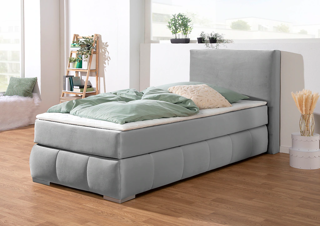 Bild von Guido Maria Kretschmer Home&Living Boxspringbett "Wehma", inkl. Topper in 3 verschiedenen Matratzen, auch in Samtstoff