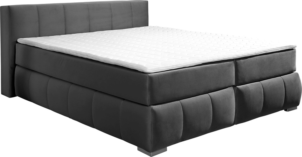 Bild von Guido Maria Kretschmer Home&Living Boxspringbett "Chelles", inkl. Topper, in XXL- Überlänge 220 cm, Unterbox mit feine Wölbung