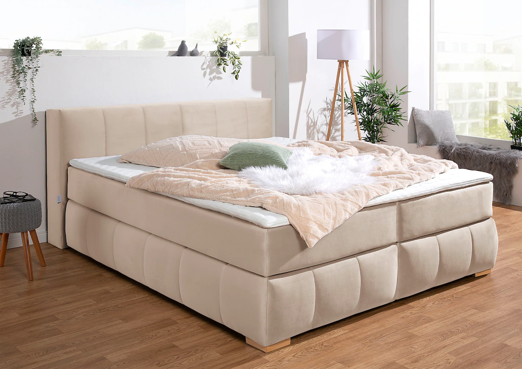 Bild von Guido Maria Kretschmer Home&Living Boxspringbett "Chelles", inkl. Kaltschaumtopper, in 5 Breiten und 3 Matratzenarten
