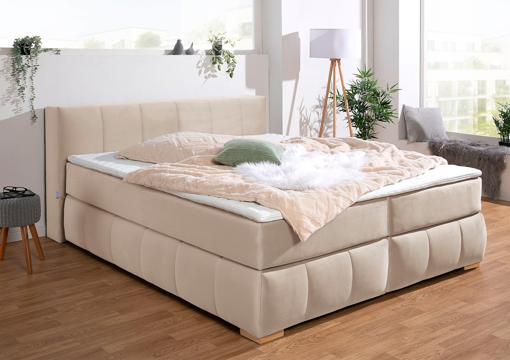 Bild von Guido Maria Kretschmer Home&Living Boxspringbett "Chelles", inkl. Kaltschaumtopper, in 5 Breiten und 3 Matratzenarten