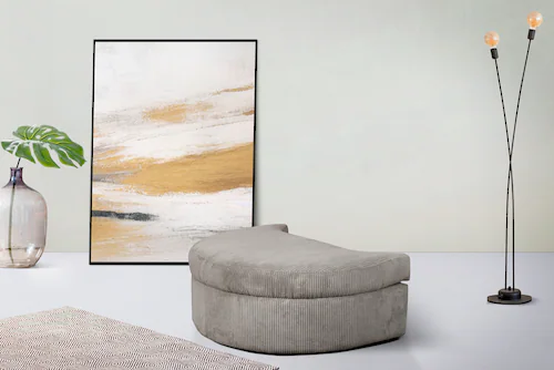 Bild von Guido Maria Kretschmer Home&Living Stauraumhocker »ANNE«, incl. großem Stauraum, passend zum Sessel "Anne"