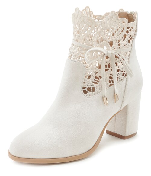 Bild von LASCANA High-Heel-Stiefelette, mit modischer Spitze und bequemen Blockabsatz, Ankle Boot, Stiefel