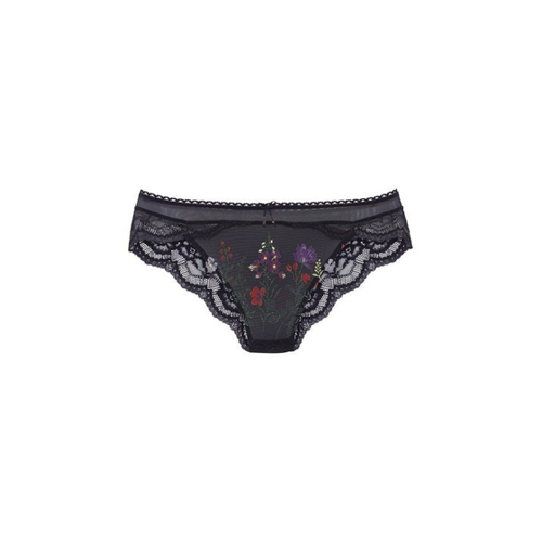 Bild von LASCANA Slip mit bunten Blumen aus feiner Stickereispitze