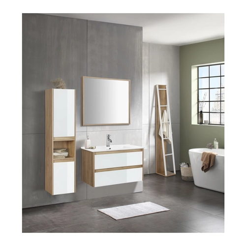Bild von welltime Hochschrank "Torun Badezimmerschrank" - Praktisch und Modern für Ihr Badezimmer