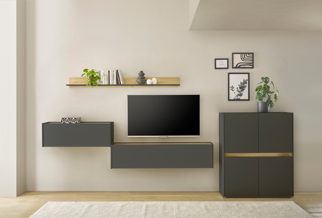 Bild von INOSIGN Büromöbel-Set "CiTY/GiRON", (Set, 4 tlg.), Wandsekretär, Home Office