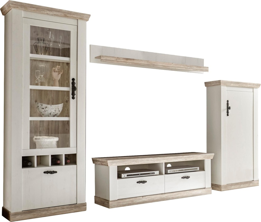Bild von Home affaire Wohnwand "Florenz 2", (Set, 4 St.), im romatischen Landhauslook