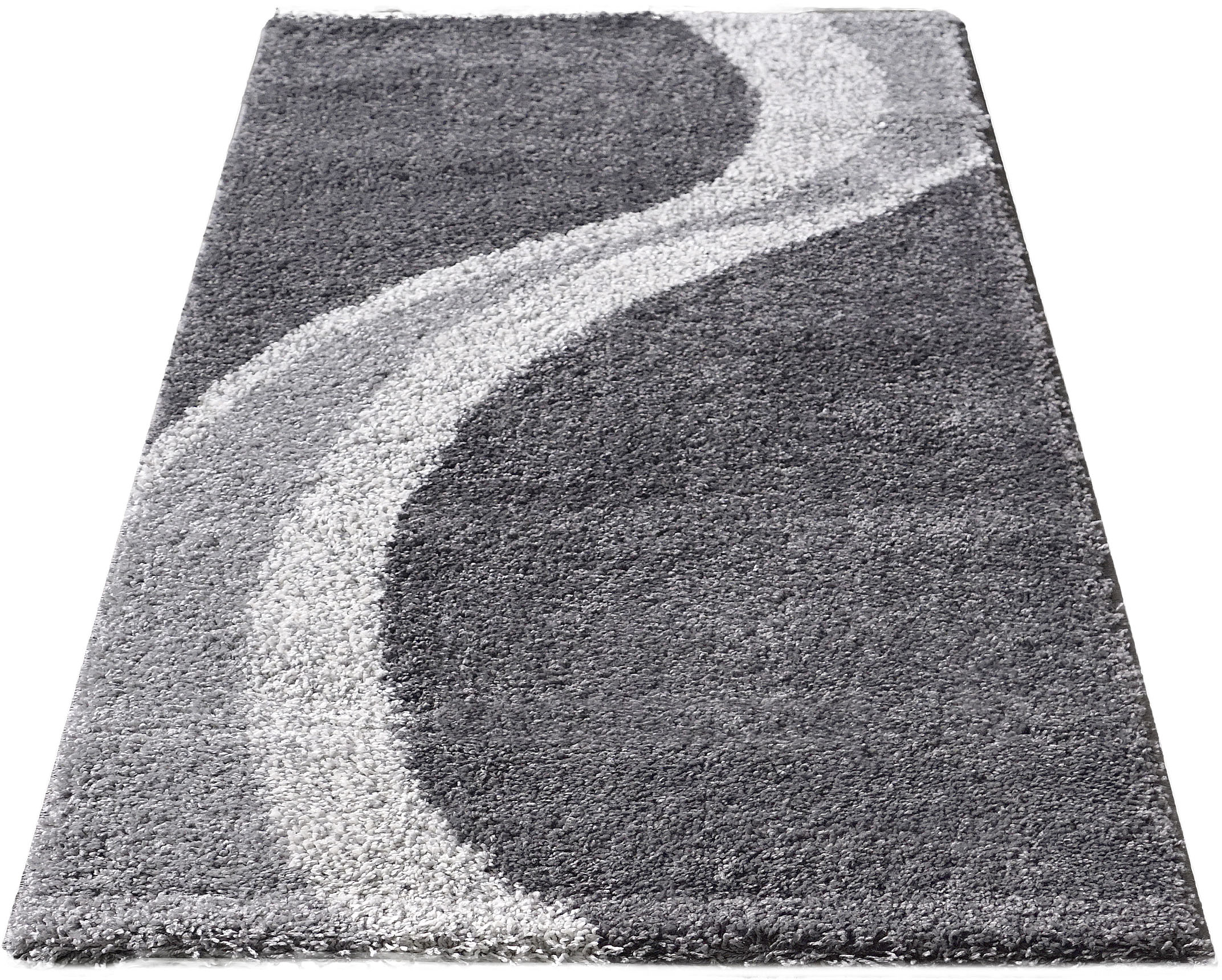 Bild von my home Hochflor-Teppich »Fantasy«, rechteckig, 30 mm Höhe, Luxus Hochflor, Shaggy, modernes Design, weich & kuschelig
