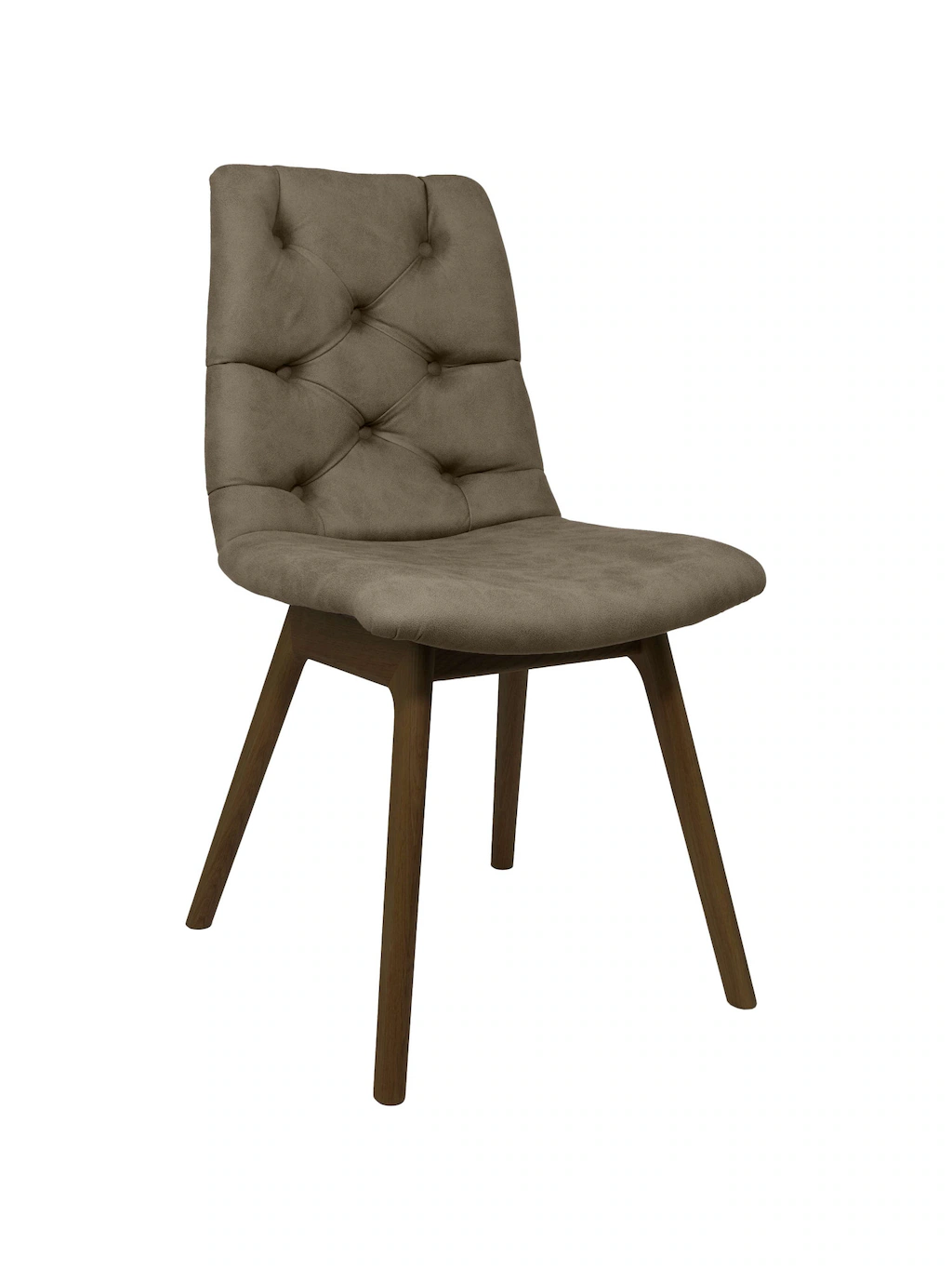 Bild von andas 4-Fußstuhl "Ramon", (Set), 2 St., Microfaser, mit Massivholzbeinen