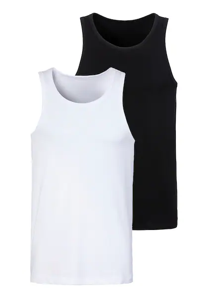 Bild von John Devin Tanktop, (Packung, 2 tlg.), in schöner Melange-Optik