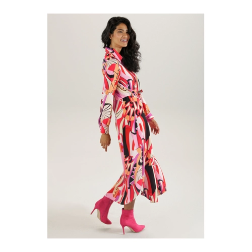 Bild von Aniston SELECTED Maxikleid, mit Tunnelzug zum regulieren der Taille