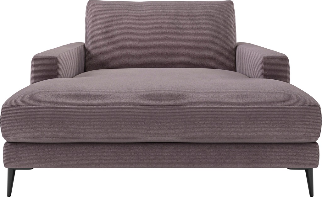 Bild von INOSIGN Chaiselongue "Downtown Loungemöbel zum Relaxen, B/T/H: 132/170/84 cm", auch in Bouclé, Cord und Easy care - leicht mir Wasser zu reinigen