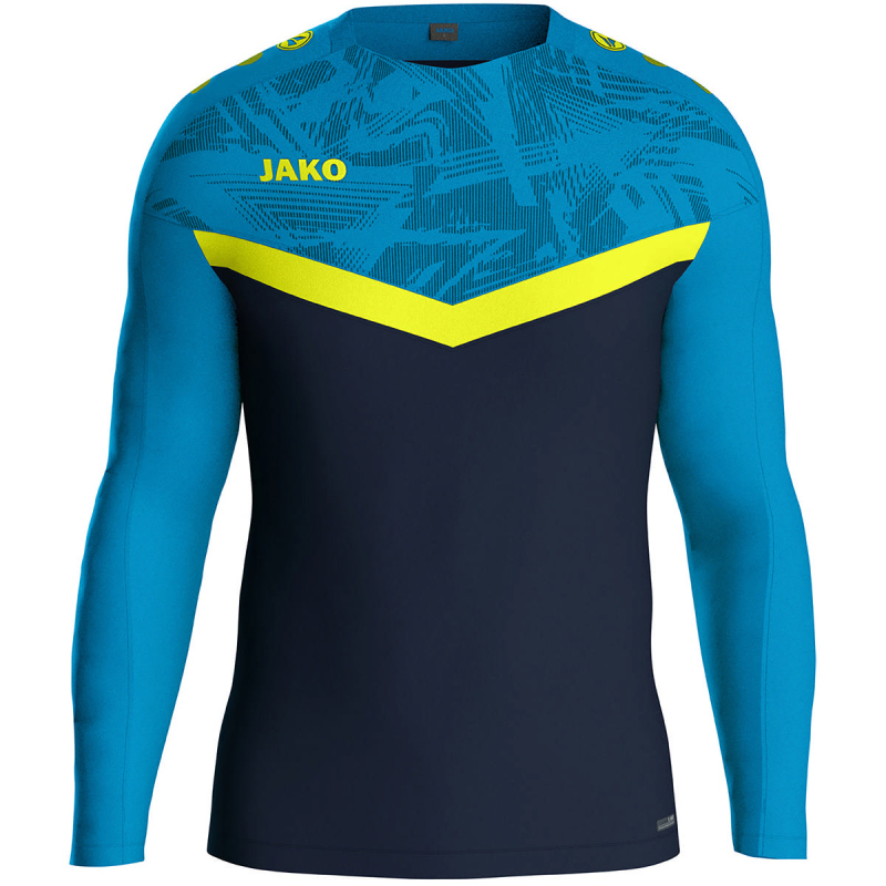 Bild von JAKO Iconic Sweatshirt Kinder 914 - marine/jako blau/neongelb 140