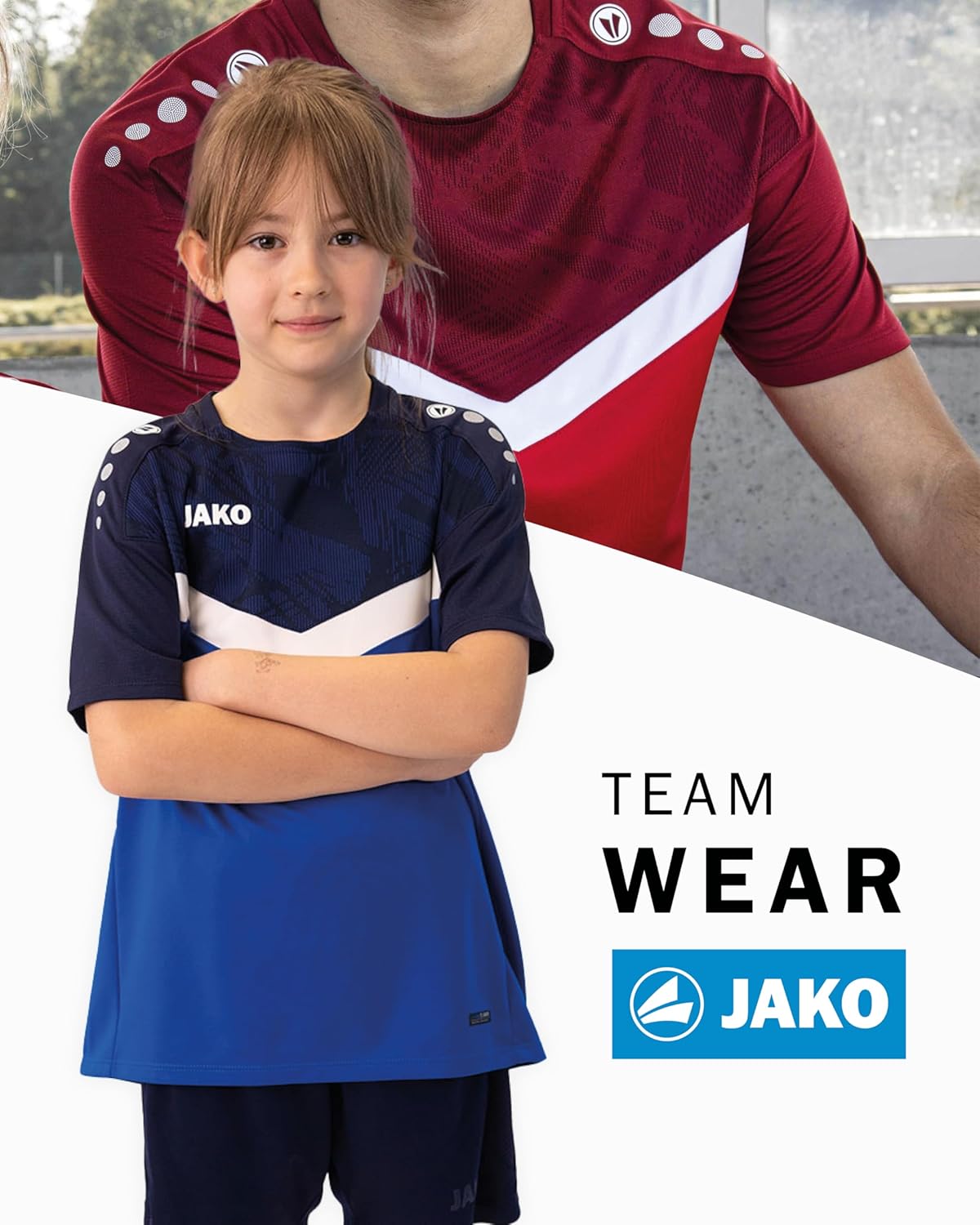 Bild von JAKO Iconic T-Shirt Blau, Neon-Gelb, Gr.XXL - Funktionsshirt Herren Kurzarm, Nachhaltiges Sport Shirt aus 100% recyceltem Polyester, Feuchtigkeitstransportierend und atmungsaktiv