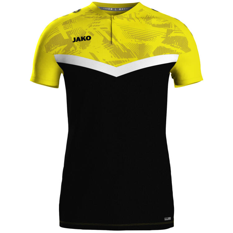 Bild von Jako Polo Iconic 6324 schwarz/soft yellow - Gr. M