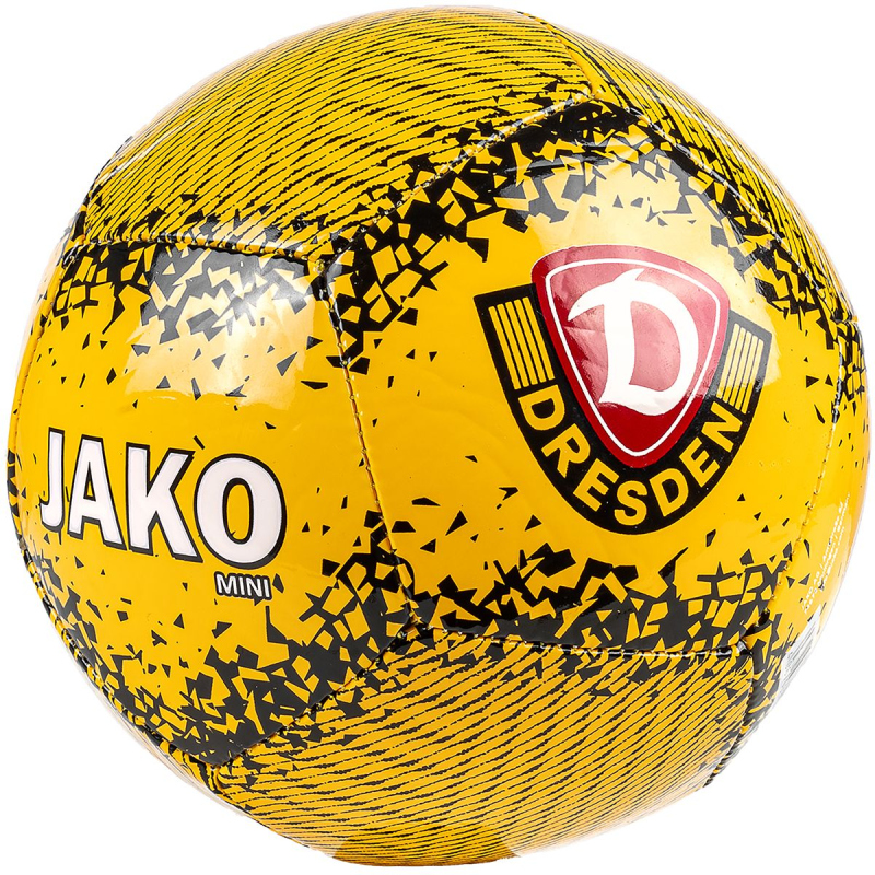Bild von JAKO Dynamo Dresden Performance Miniball 2024/25 656 - weiß/gelb/schwarz (animal) 1