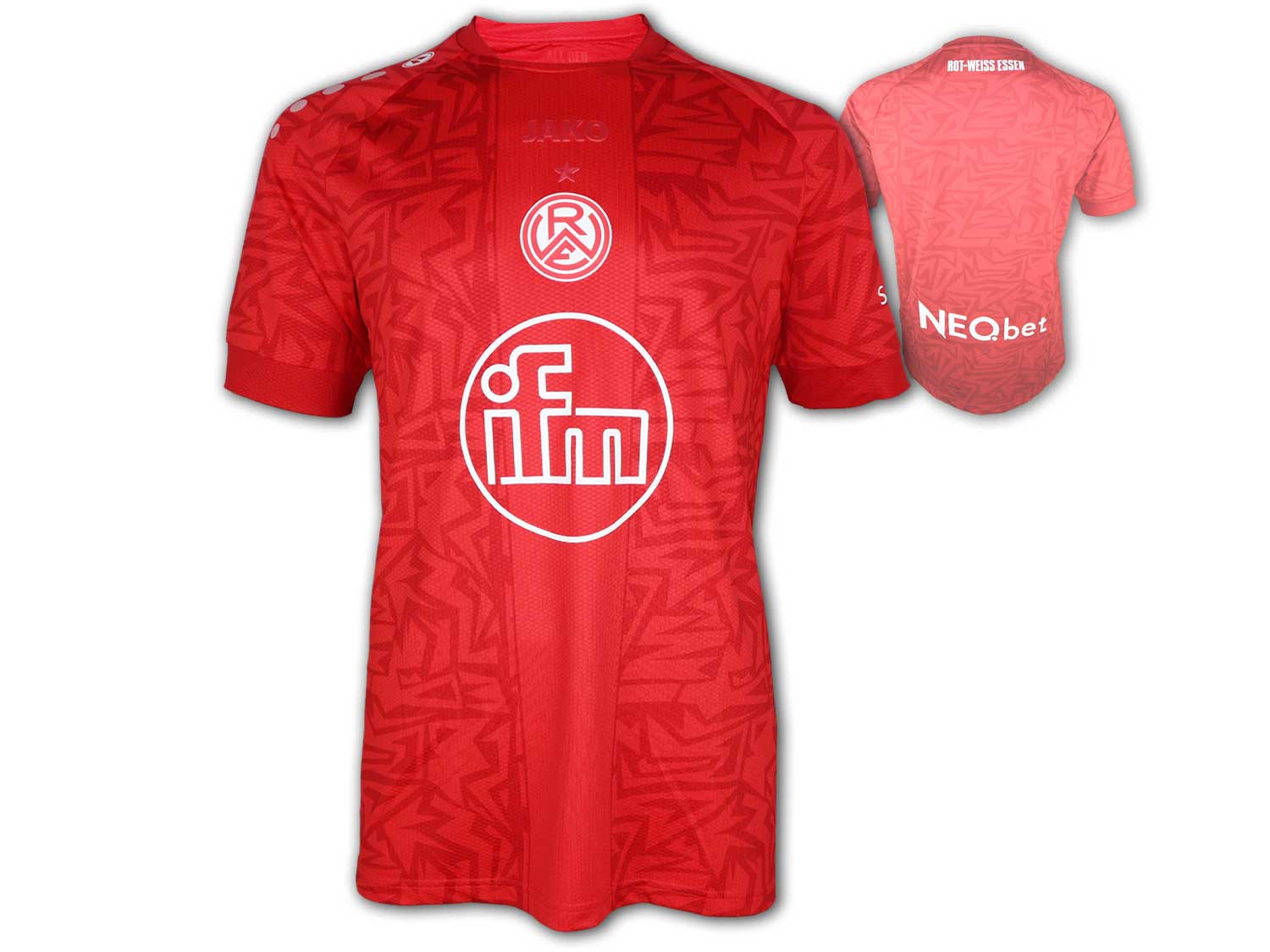 Bild von JAKO Rot-Weiss Essen Heimtrikot 2024/25 Herren 656 - rot XL