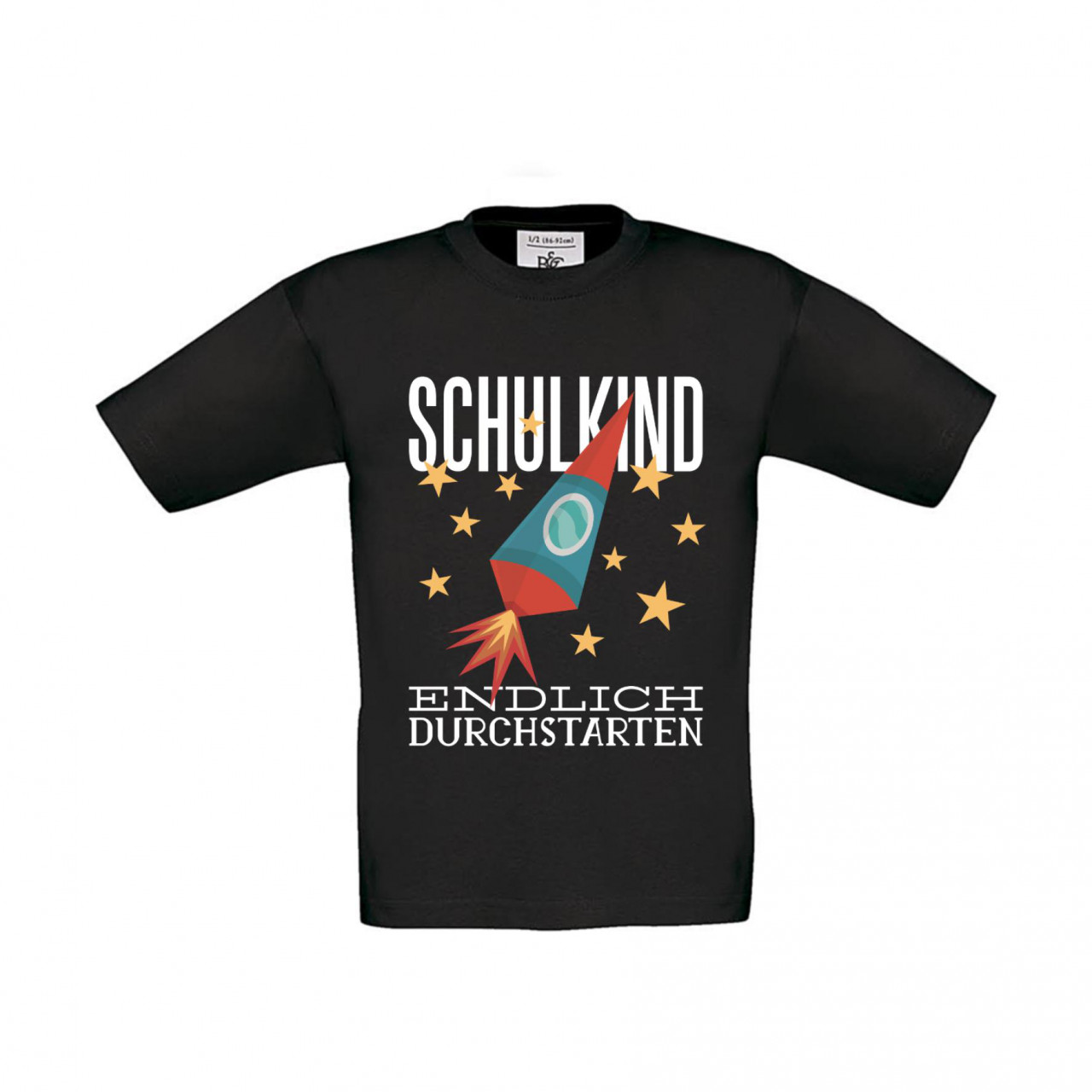 Bild von T-Shirt Kinder Schule - Schulstart Endlich Durchstarten