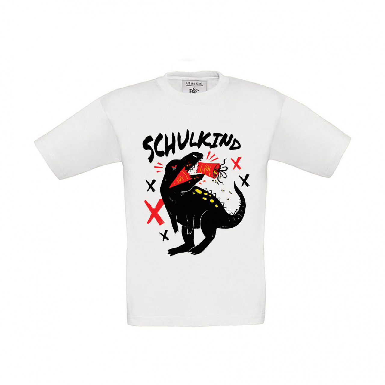 Bild von T-Shirt Kinder Schule - Schulstart Schulkind T-Rex