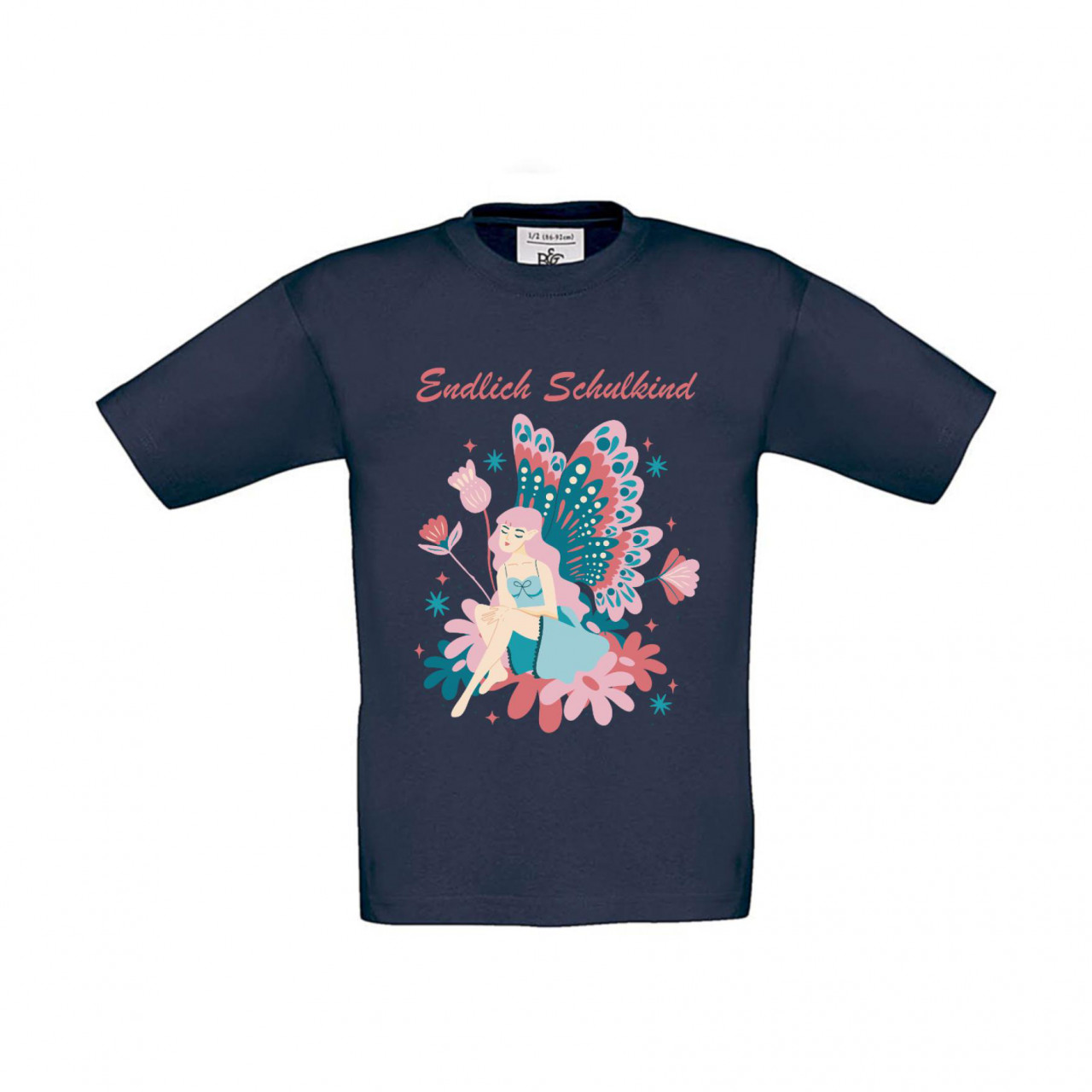 Bild von T-Shirt Kinder Schule - Schulstart Schulkind Fee