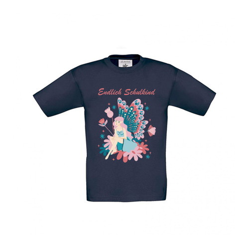 Bild von T-Shirt Kinder Schule - Schulstart Schulkind Fee