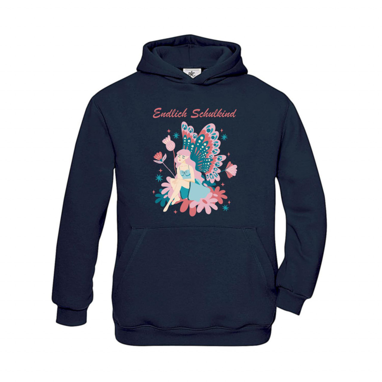 Bild von Hoodie Kinder Schule - Schulstart Schulkind Fee