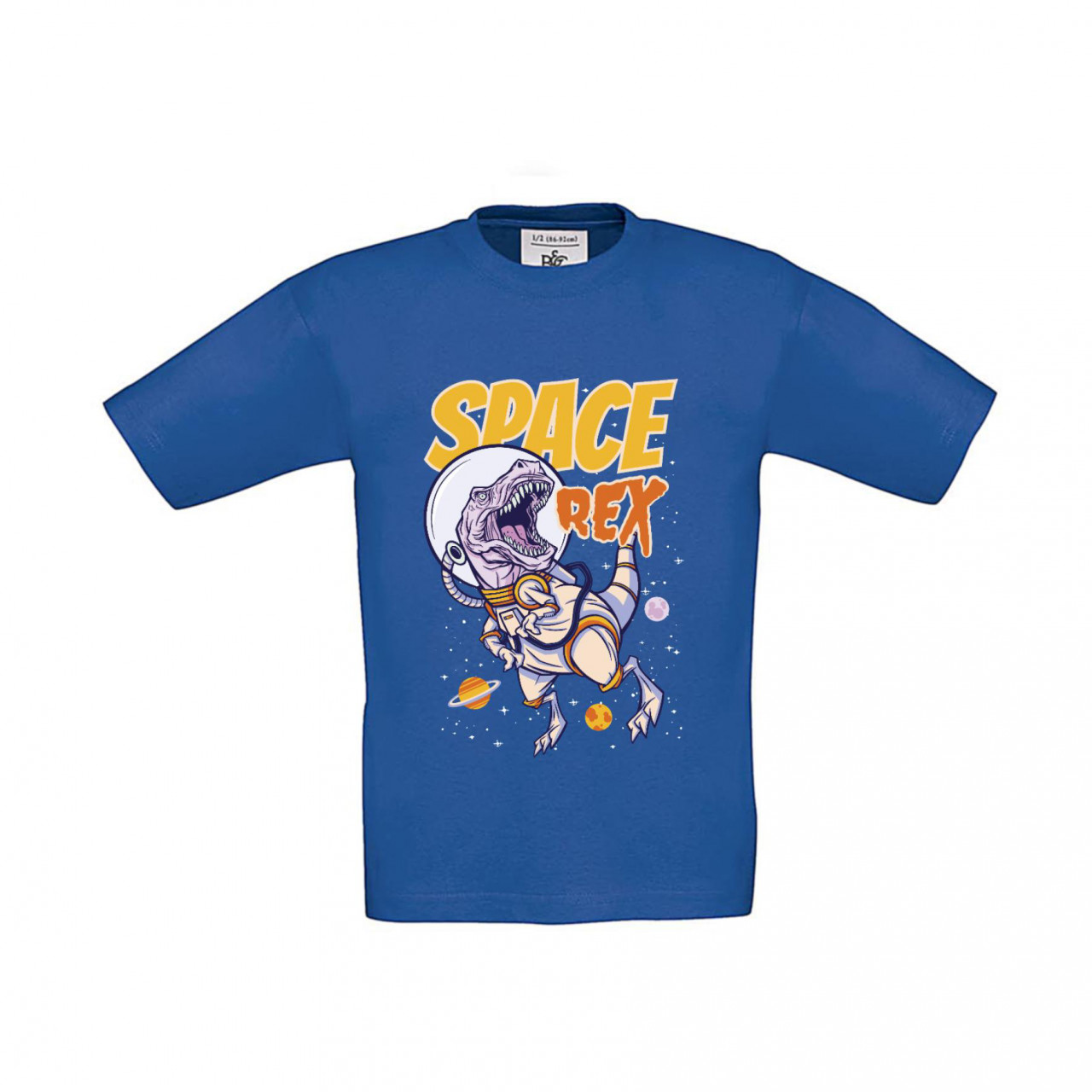 Bild von T-Shirt Kinder Dino - T-Rex in Space