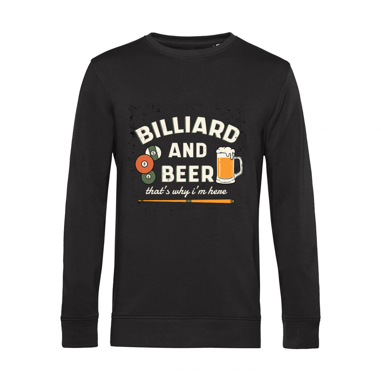 Bild von Nachhaltiges Sweatshirt Herren Billiard and Beer
