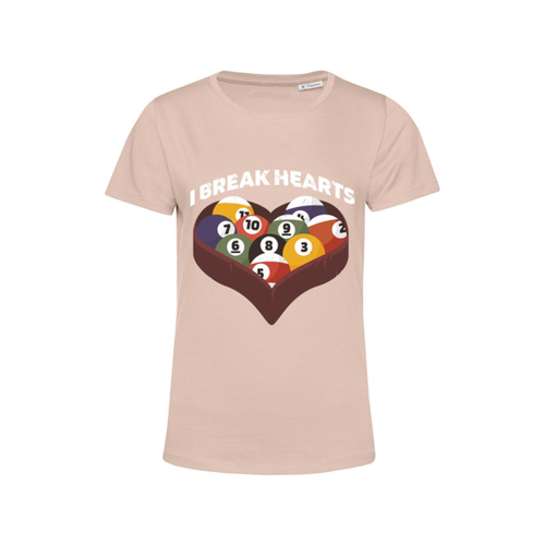 Bild von Nachhaltiges T-Shirt Damen Billard - I break hearts