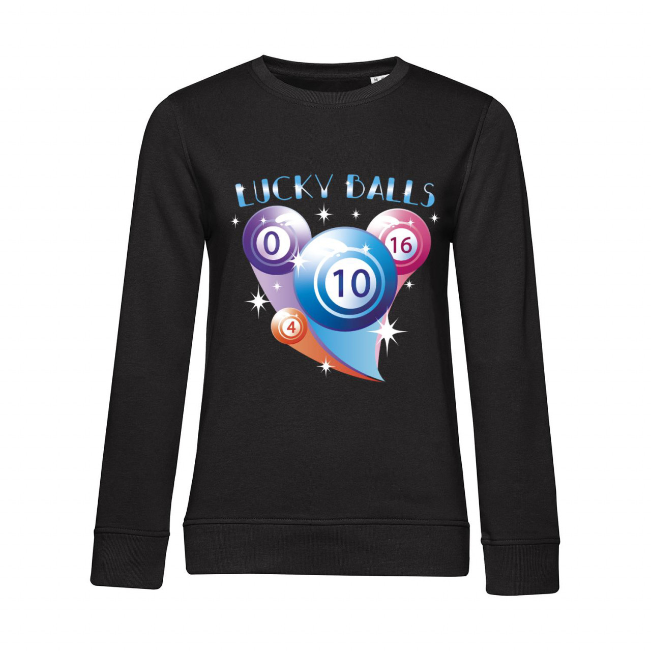 Bild von Nachhaltiges Sweatshirt Damen Billard Lucky Balls