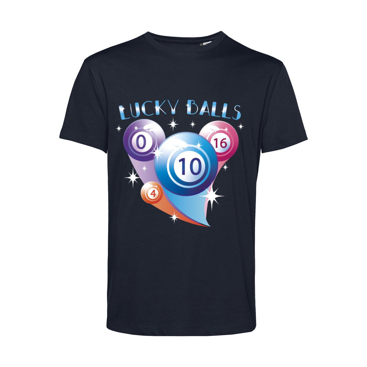 Bild von Nachhaltiges T-Shirt Herren Billard Lucky Balls