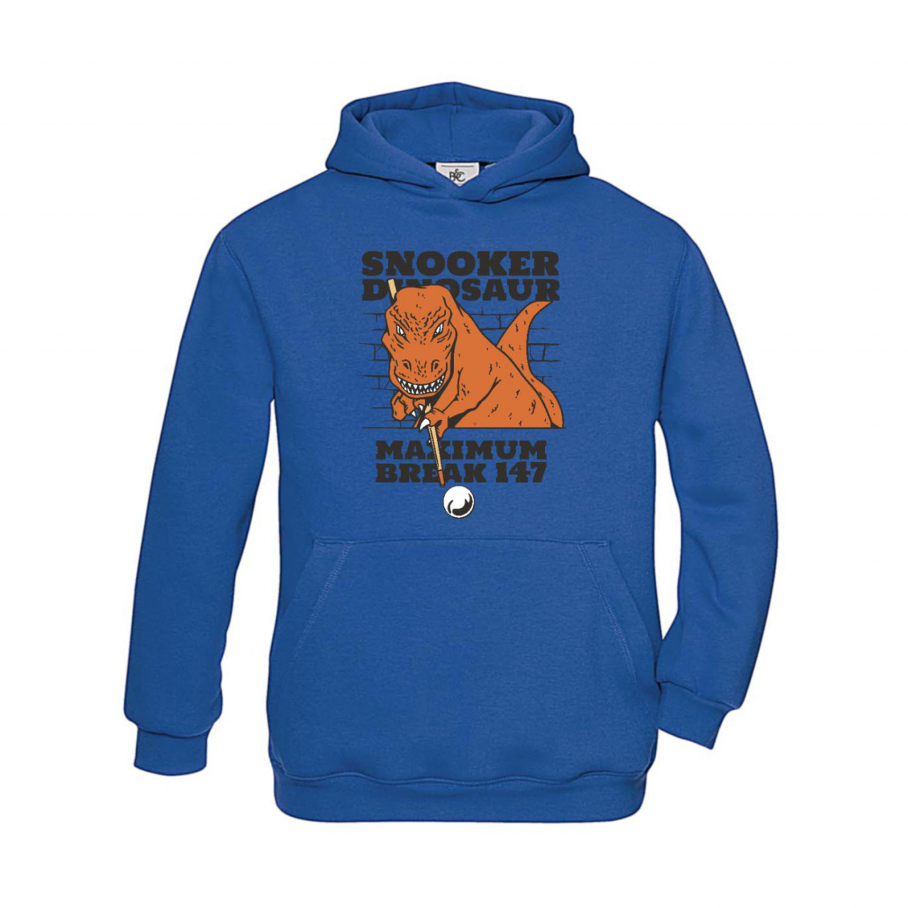 Bild von Hoodie Kinder Snooker Dinosaurier