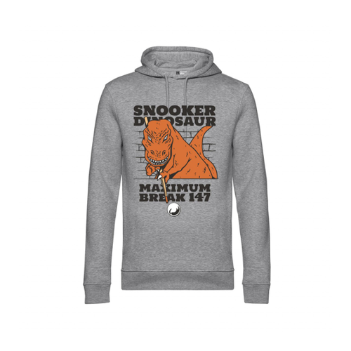 Bild von Nachhaltiger Hoodie Herren Snooker Dinosaurier