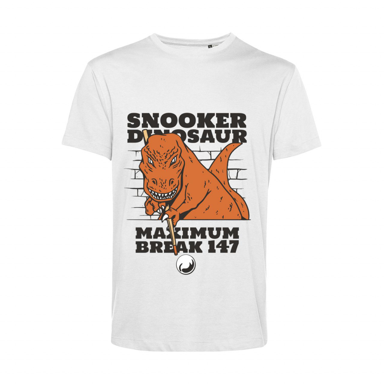 Bild von Nachhaltiges T-Shirt Herren Snooker Dinosaurier