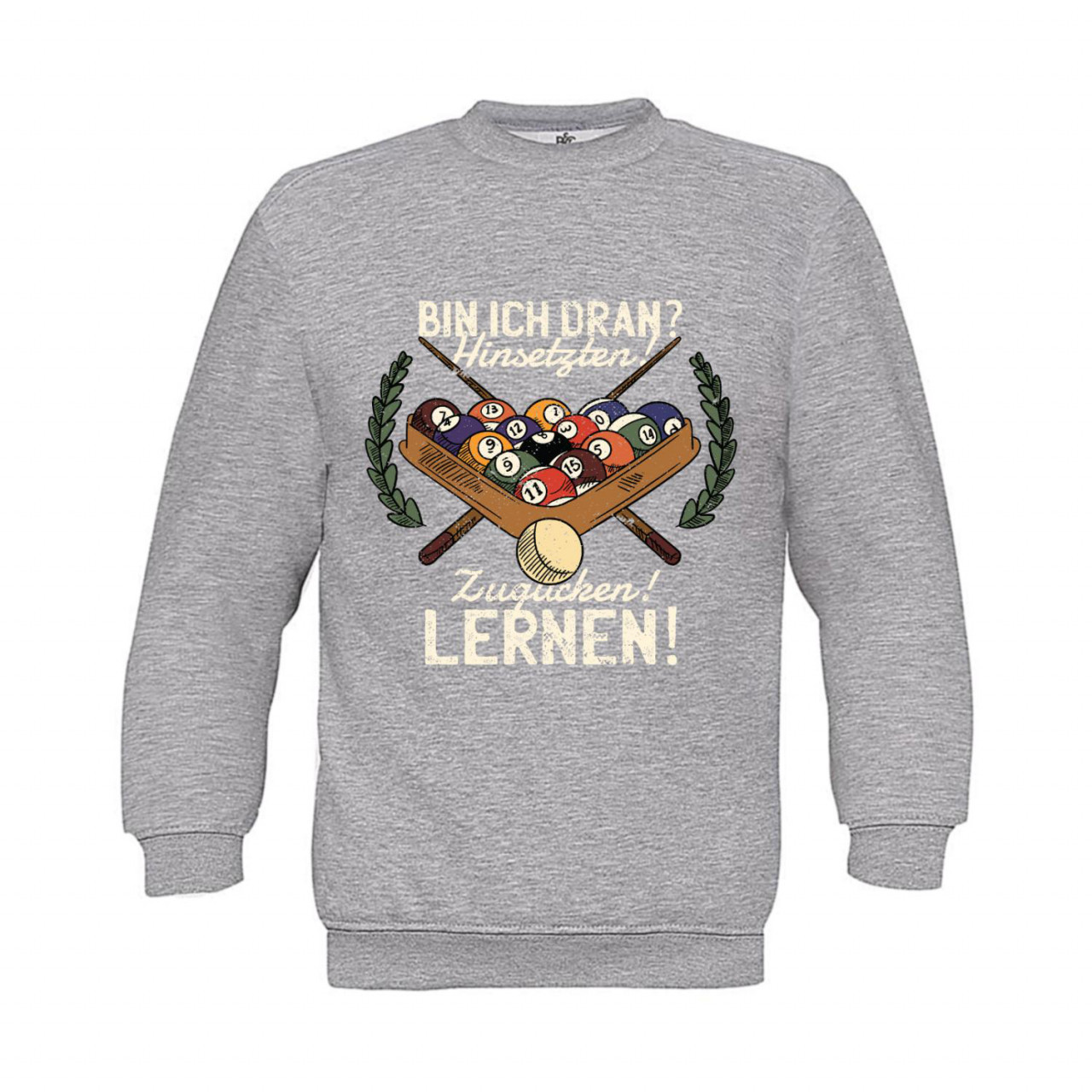 Bild von Sweatshirt Kinder Billard - Bin ich dran