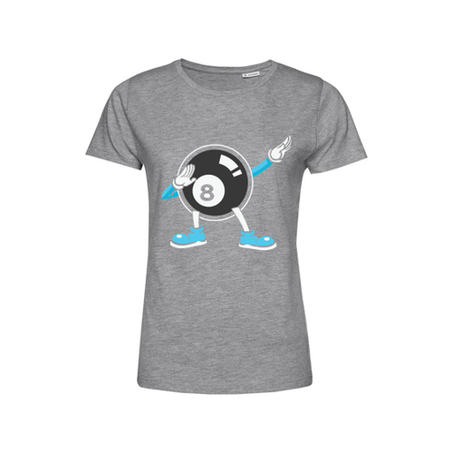 Bild von Nachhaltiges T-Shirt Damen Billard - schwarze Acht Dab