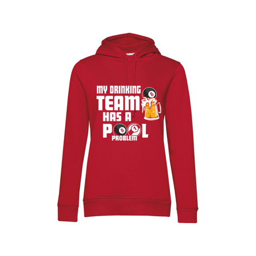 Bild von Nachhaltiger Hoodie Damen Billard - My Drinking Team has a Pool Problem