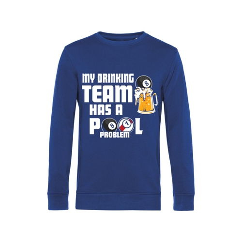 Bild von Nachhaltiges Sweatshirt Herren Billard - My Drinking Team has a Pool Problem