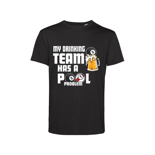 Bild von Nachhaltiges T-Shirt für Herren – My Drinking Team has a Pool Problem